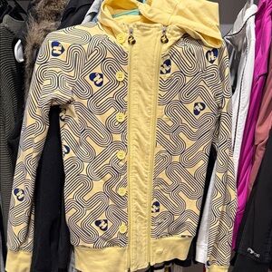 Harajuku Lovers Yellow and Blue Hoodie